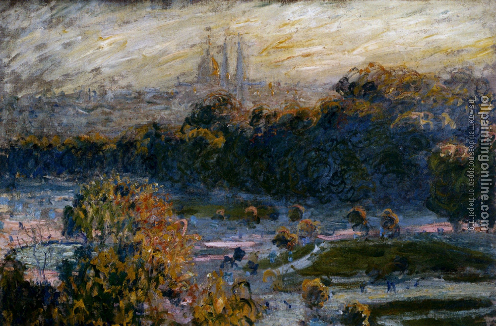 Monet, Claude Oscar - The Tuileries